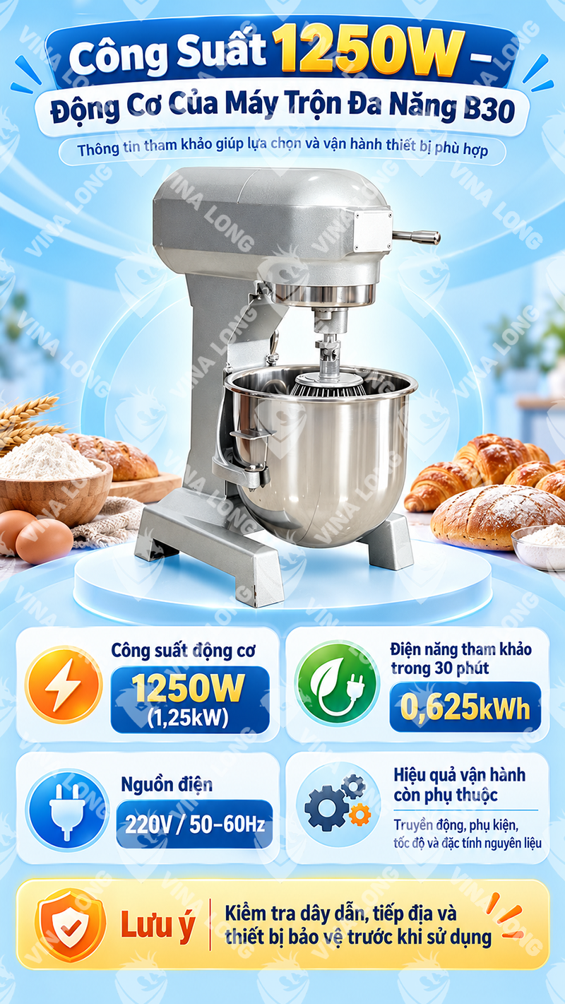 Máy trộn đa năng B30