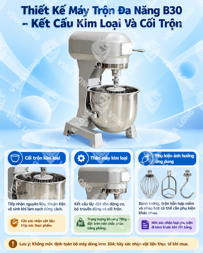 Máy trộn đa năng B30