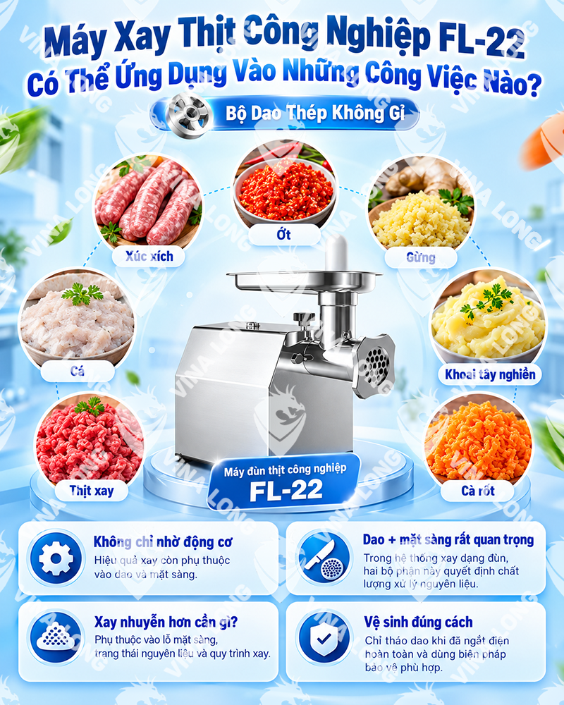 Máy Xay Thịt Công Nghiệp FL-22