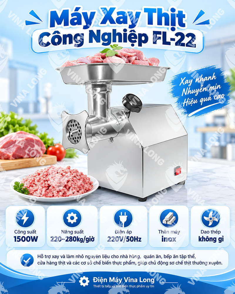 Máy Xay Thịt Công Nghiệp FL-22