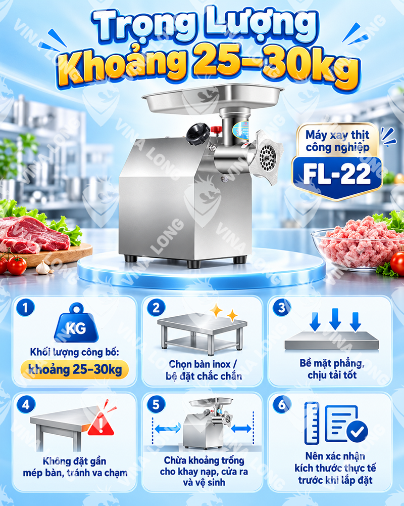Máy Xay Thịt Công Nghiệp FL-22