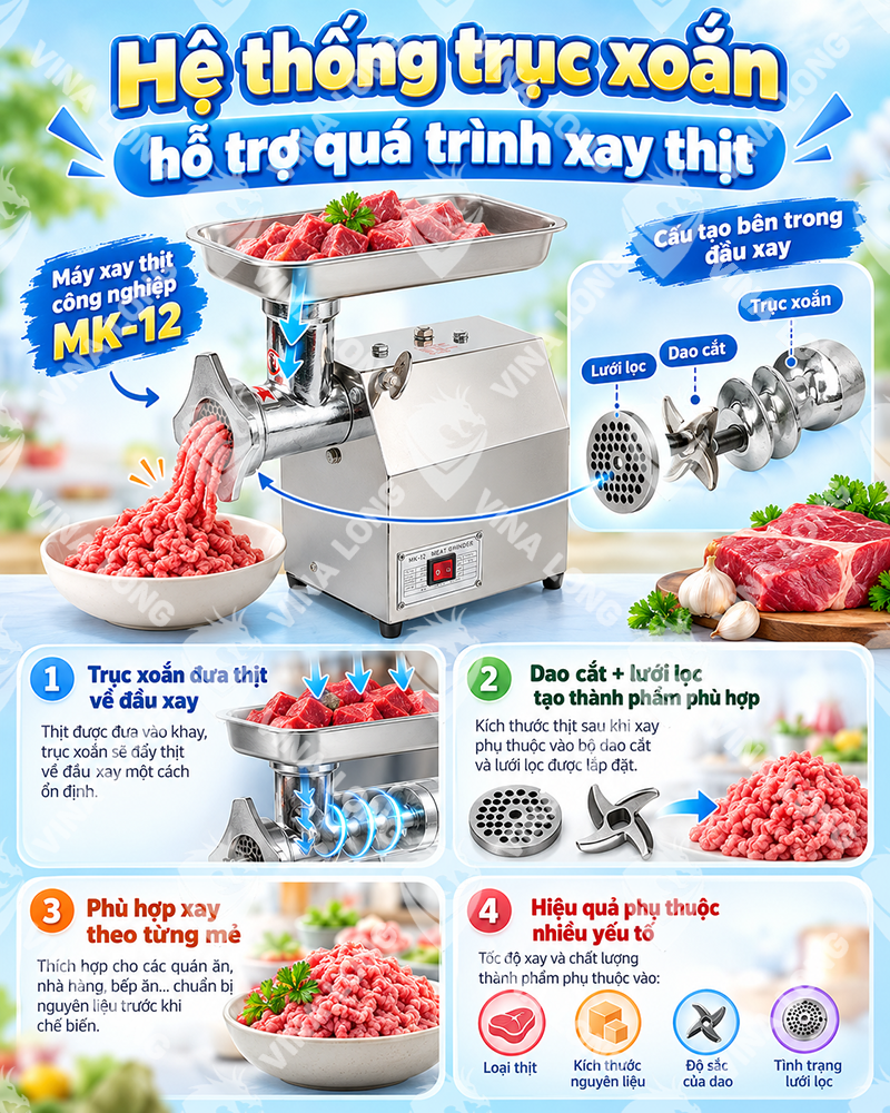 Máy Xay Thịt Công Nghiệp MK-12