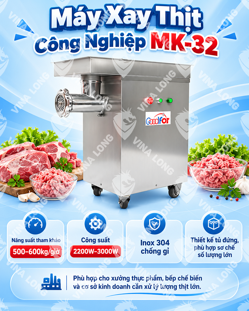 Máy Xay Thịt Công Nghiệp MK-32