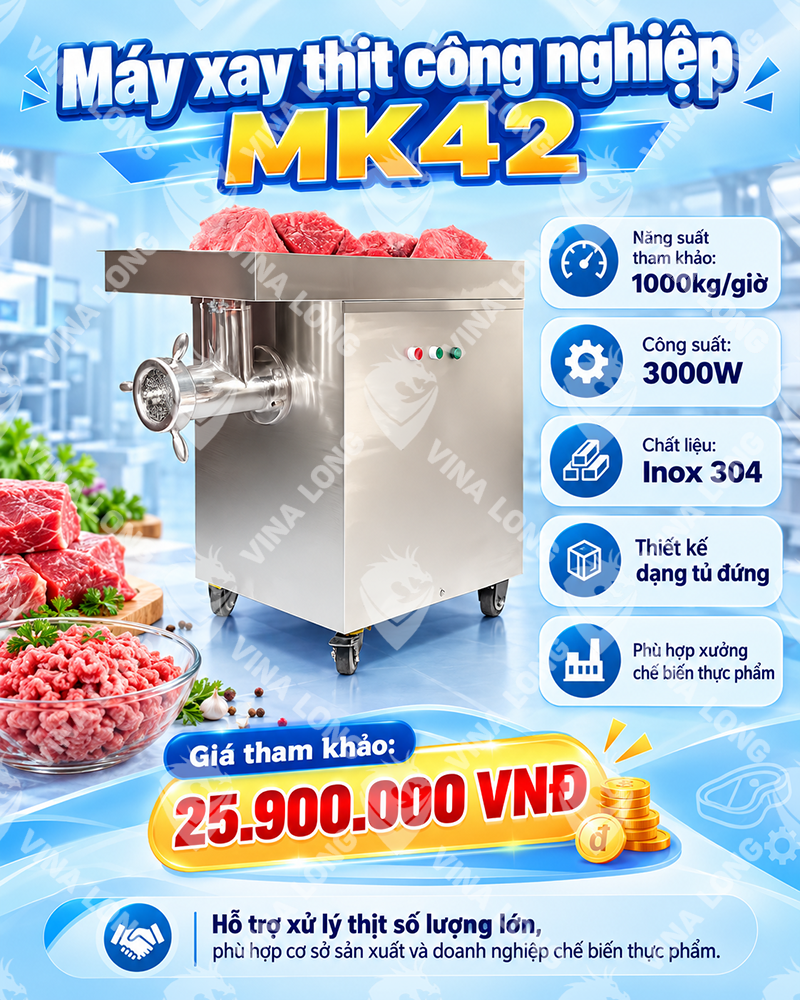 Máy xay thịt công nghiệp MK42 