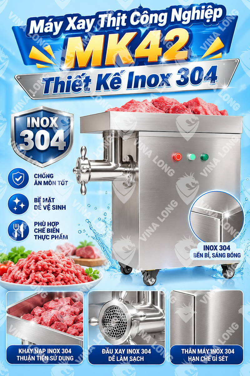 Máy xay thịt công nghiệp MK42 