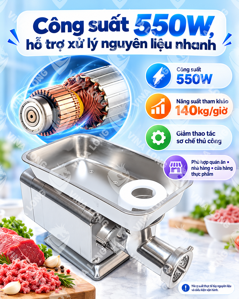Máy Xay Thịt  G12 ATS Đài Loan