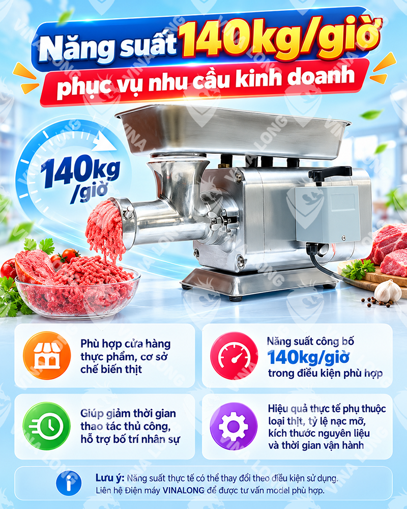 Máy Xay Thịt  G12 ATS Đài Loan