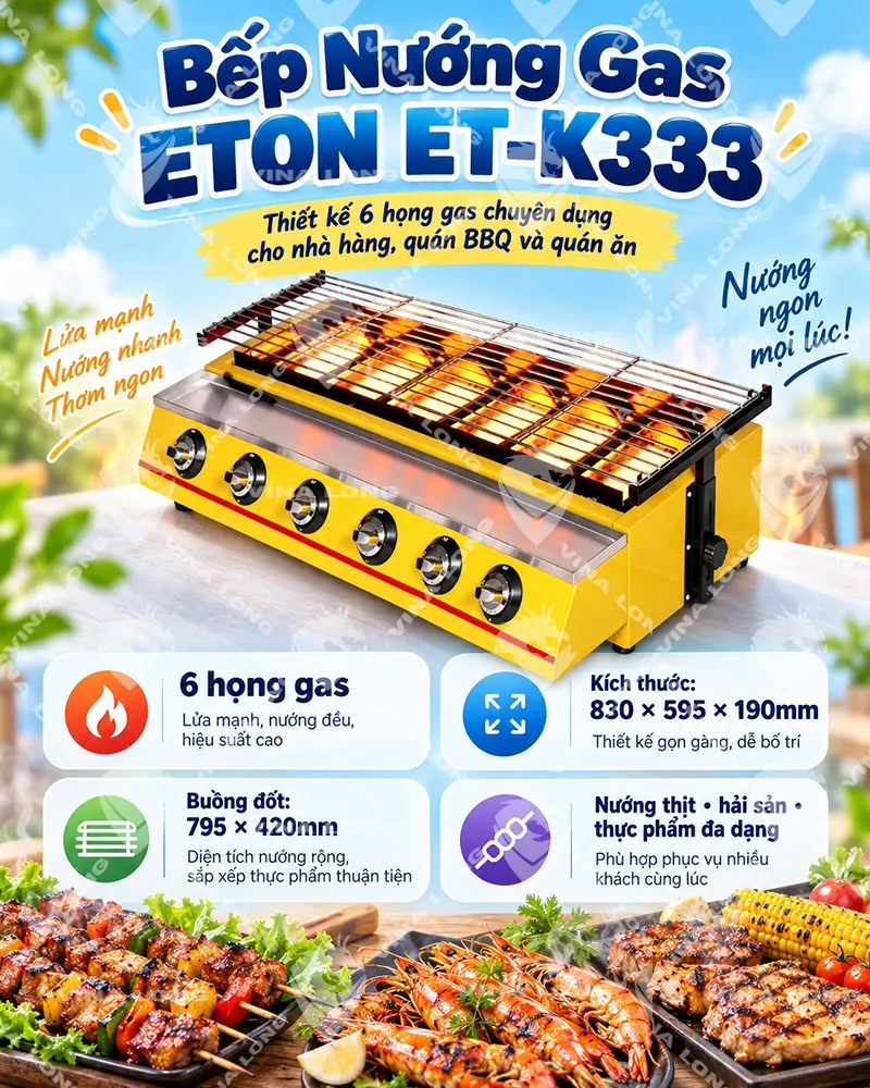 Bếp Nướng Gas ETON ET-K333