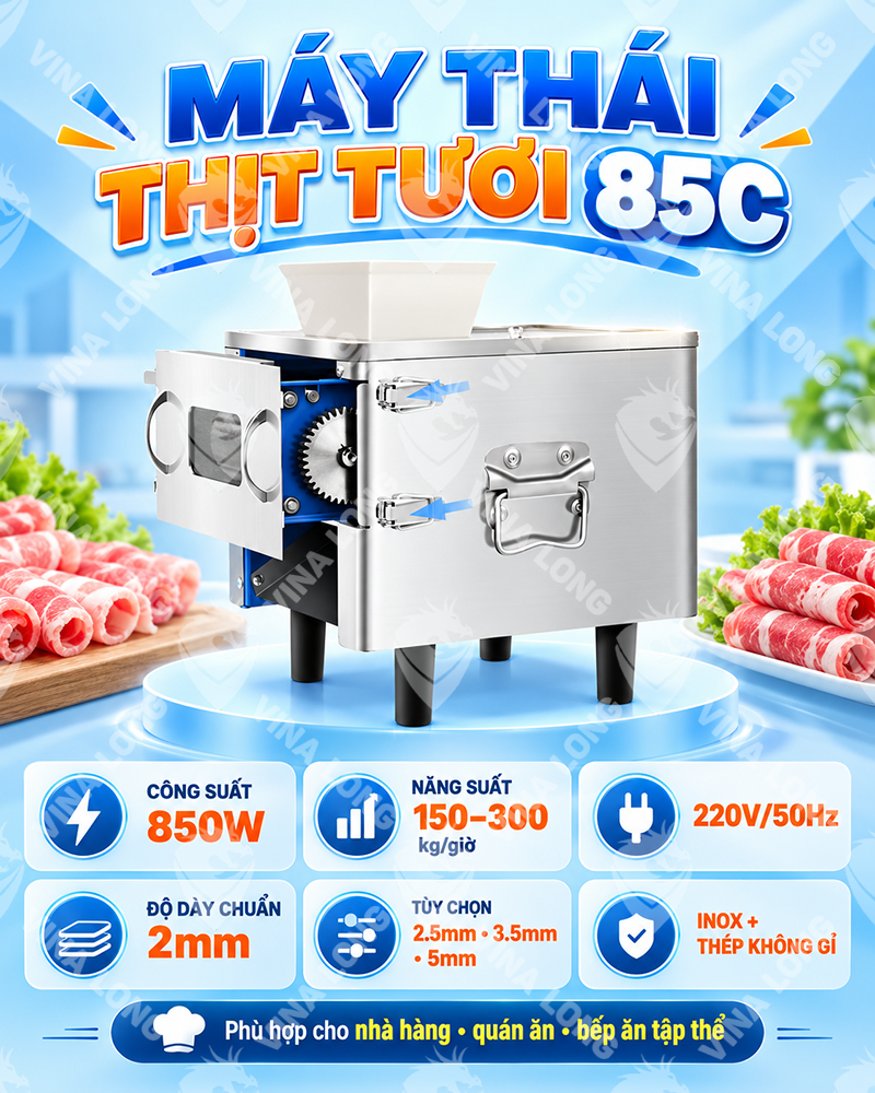 MÁY THÁI THỊT TƯƠI 85C