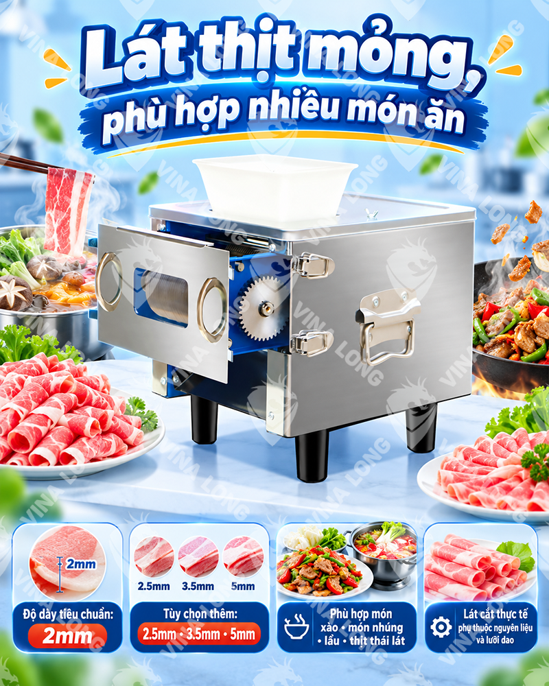 MÁY THÁI THỊT TƯƠI 85C