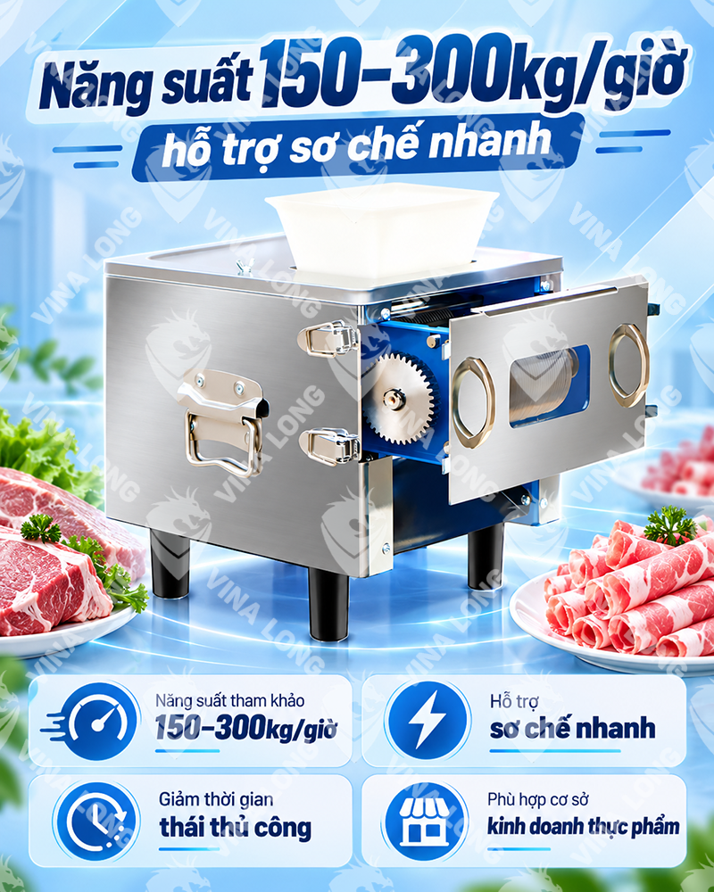 MÁY THÁI THỊT TƯƠI 85C