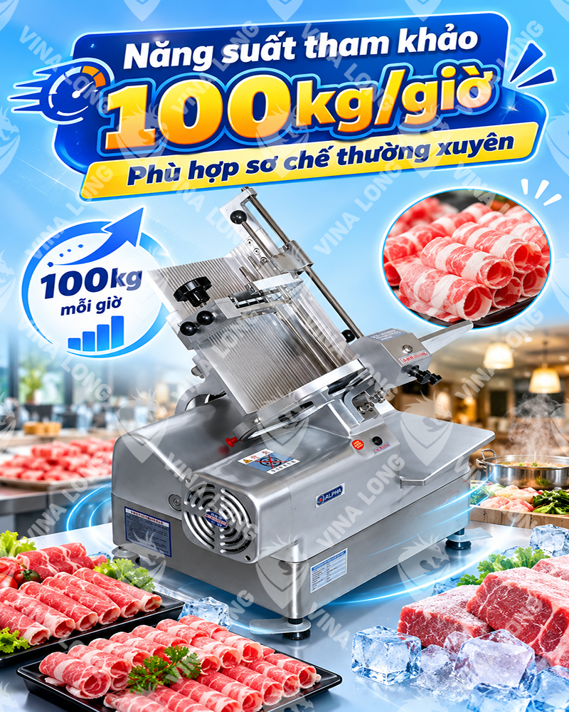 Máy Thái Thịt Đông Lạnh Tự Động VN-320