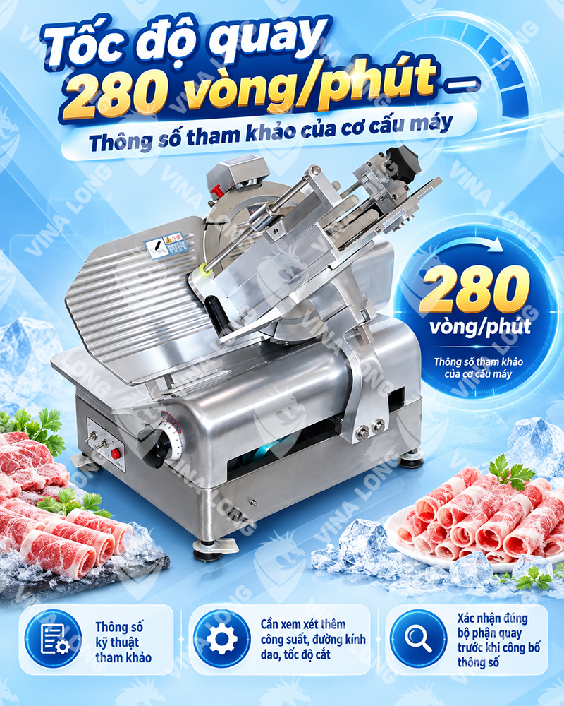 Máy Thái Thịt Đông Lạnh Tự Động VN-320