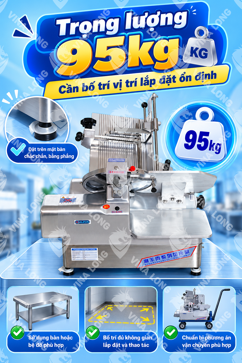 Máy Thái Thịt Đông Lạnh Tự Động VN-320