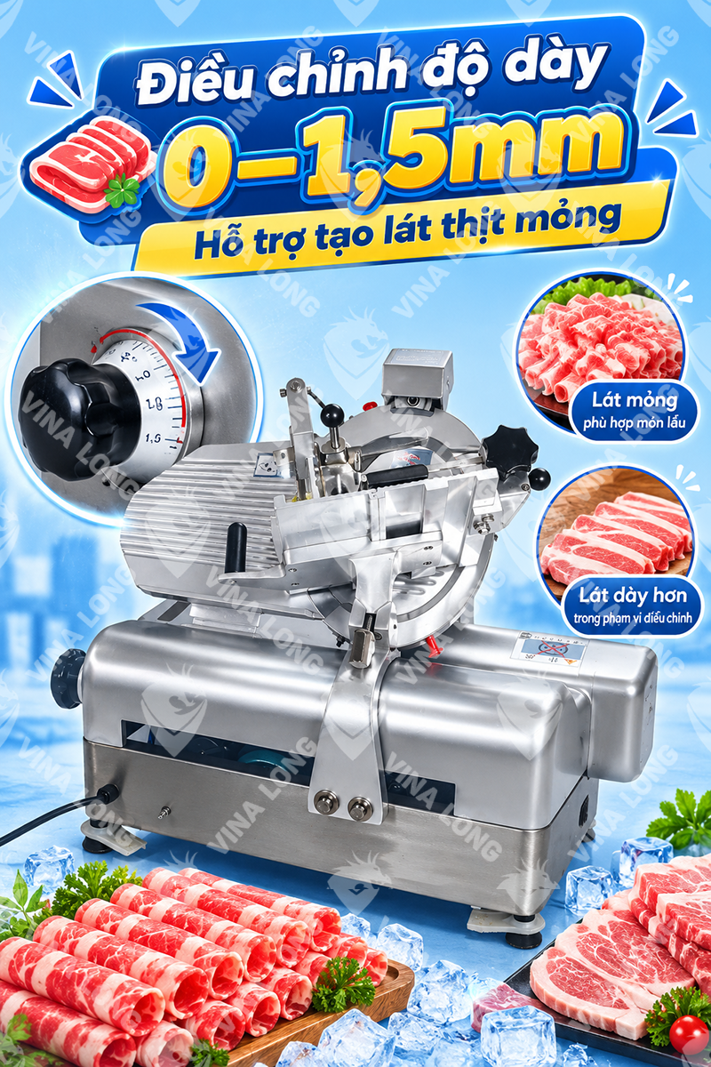 Máy Thái Thịt Đông Lạnh Tự Động VN-320