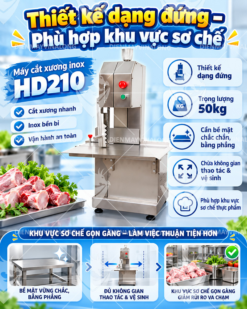 Máy Cưa Xương Inox HD210