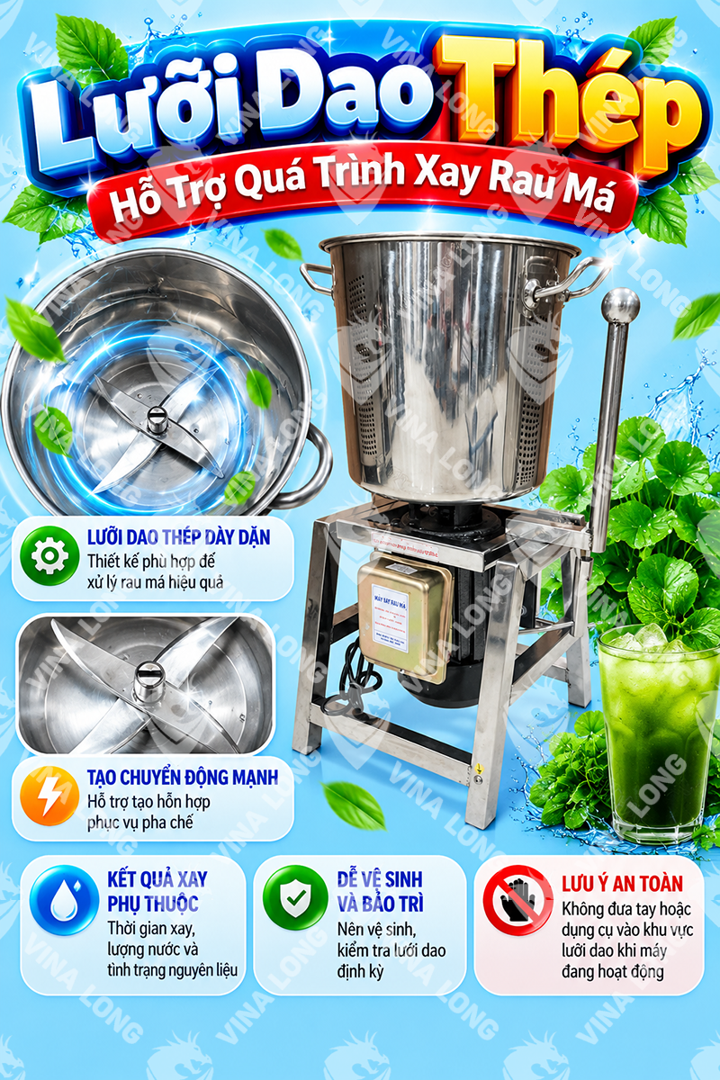 MÁY XAY RAU MÁ ĐA NĂNG 3KG