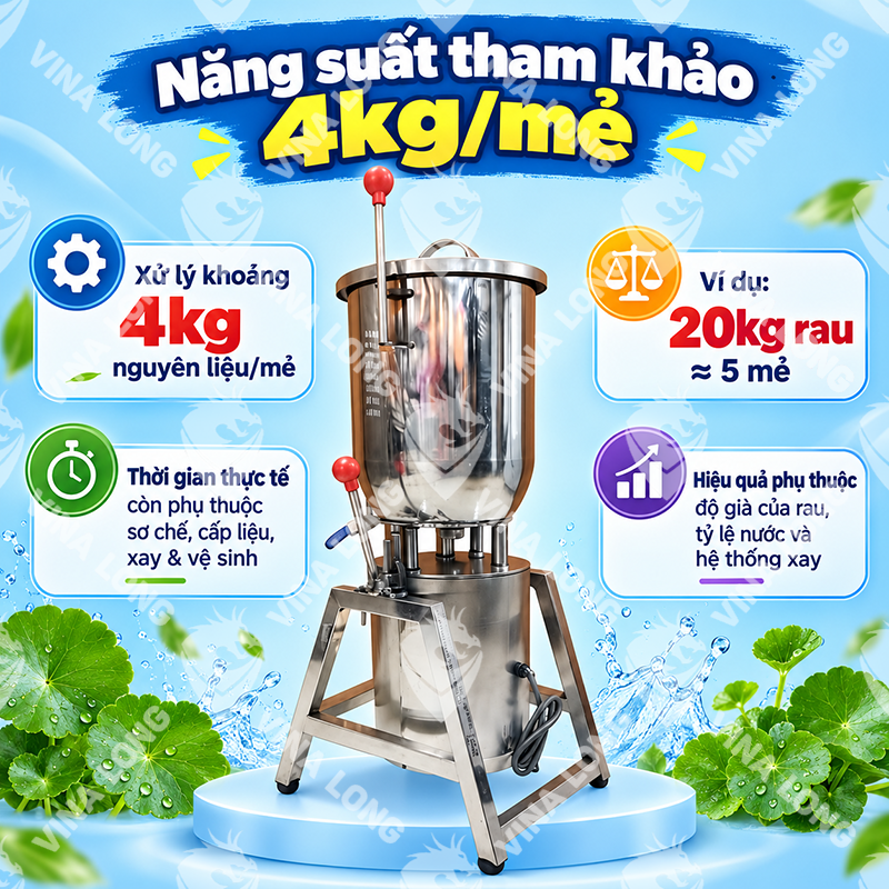 MÁY XAY RAU MÁ ĐA NĂNG 4KG