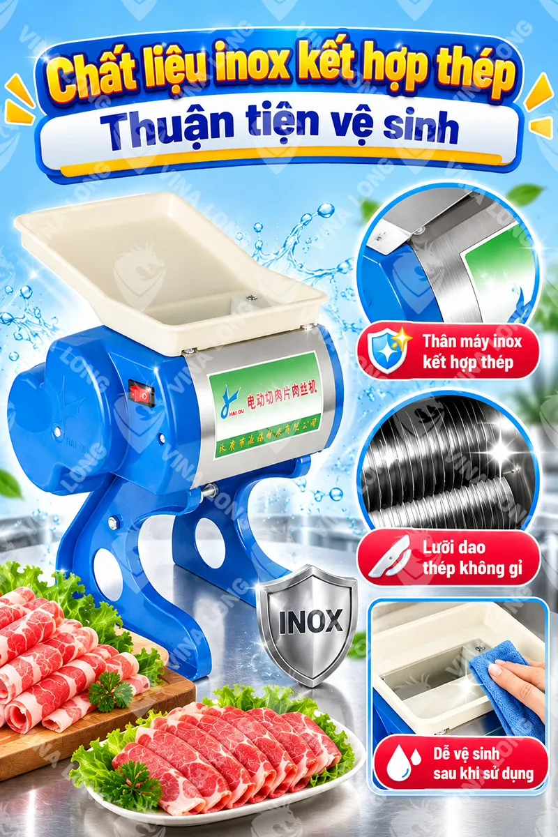 Máy Thái Thịt 70D - Thái Thịt Tươi Nhanh