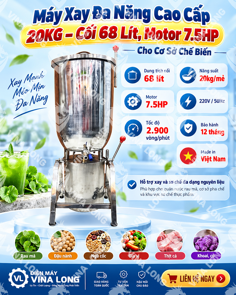 MÁY XAY ĐA NĂNG CAO CẤP 20KG