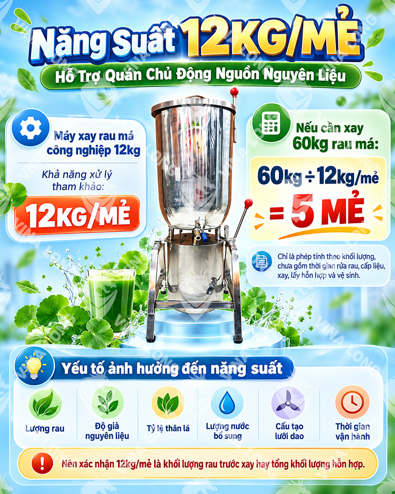 MÁY XAY RAU MÁ XAY ĐA NĂNG CAO CẤP 12KG 