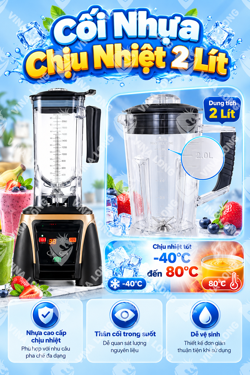 Máy Xay Sinh Tố BLENDER 2Lít