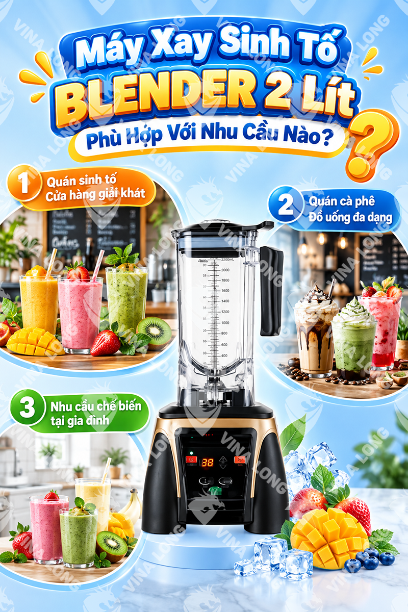 Máy Xay Sinh Tố BLENDER 2Lít