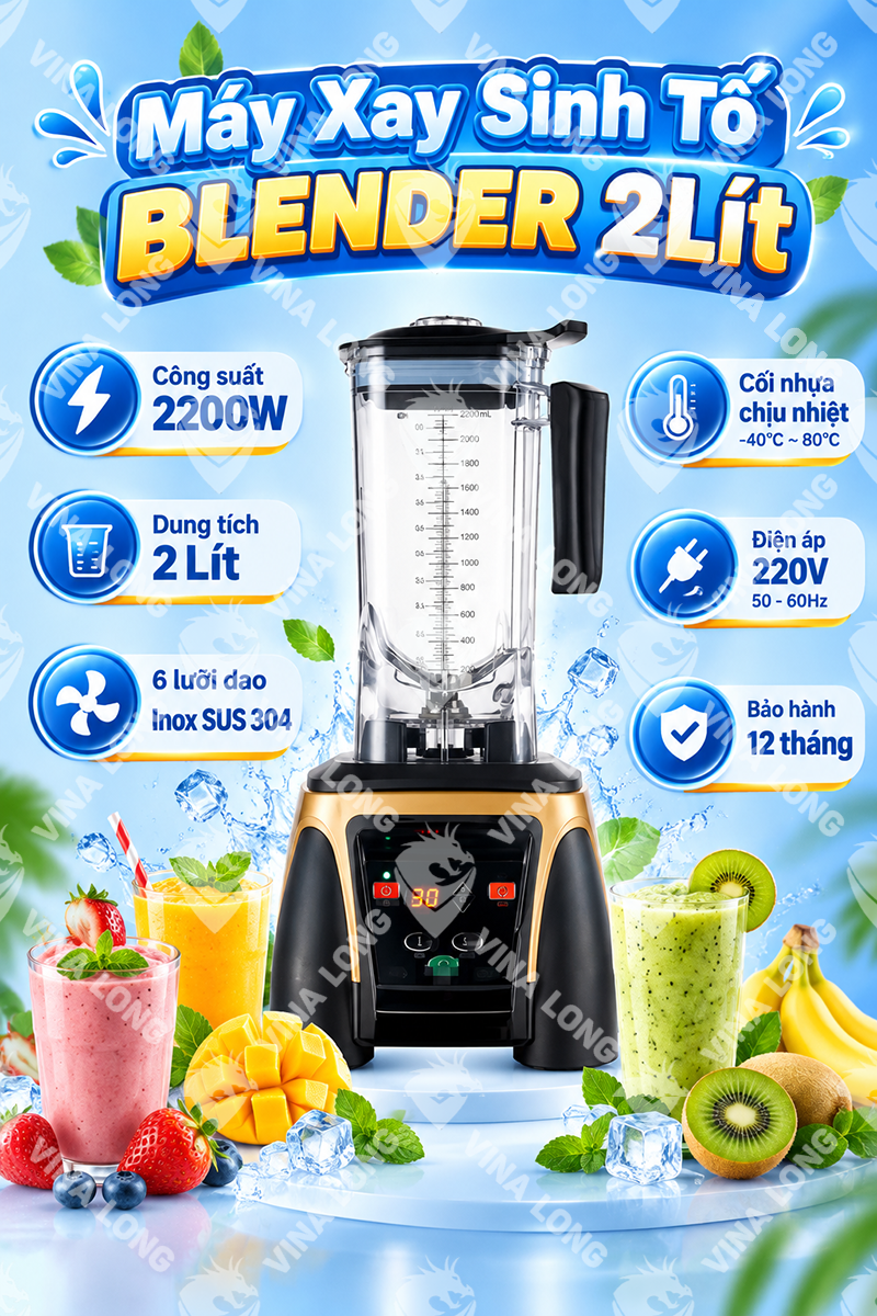 Máy Xay Sinh Tố BLENDER 2Lít