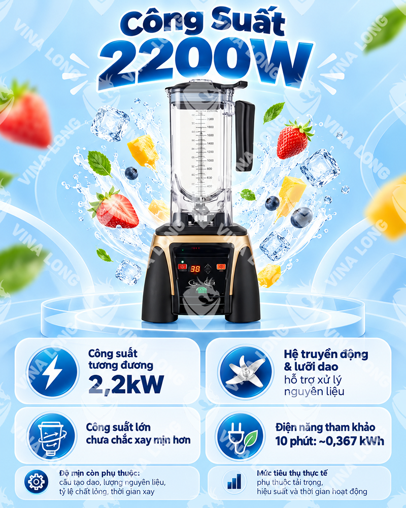 Máy Xay Sinh Tố BLENDER 2Lít