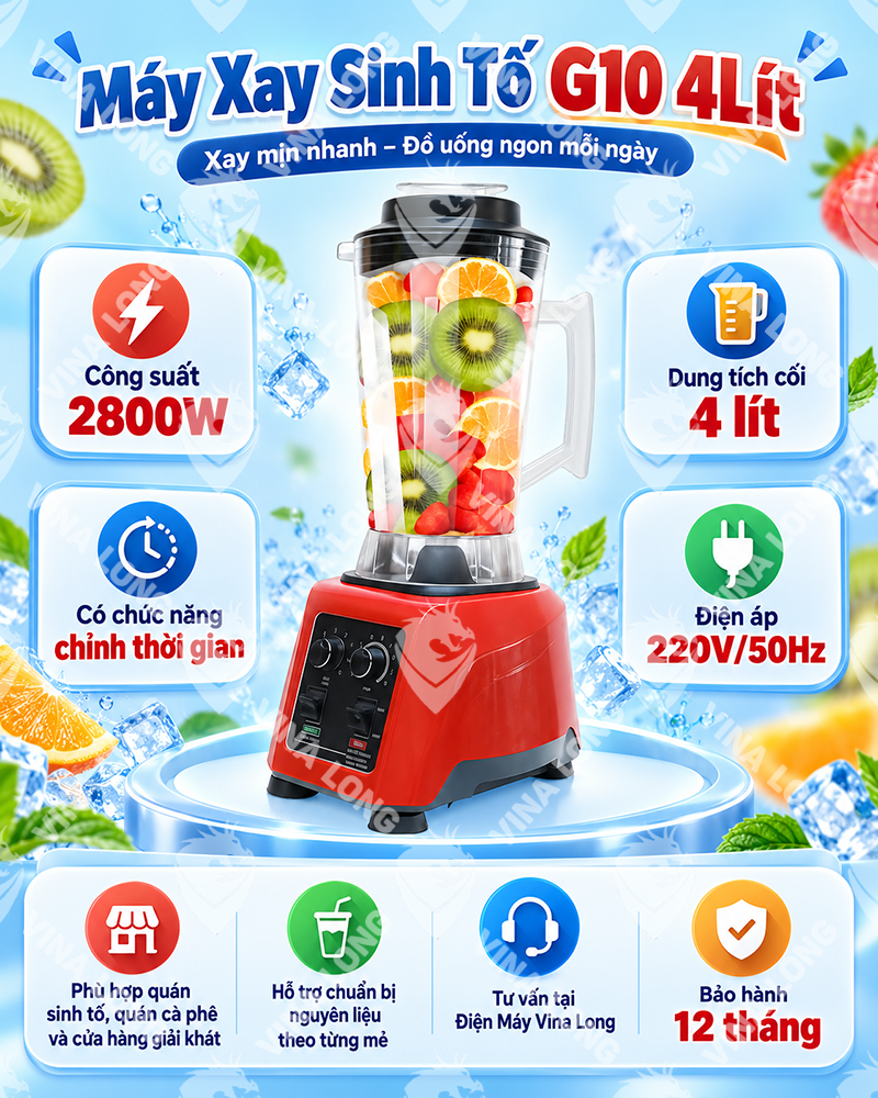 Máy Xay Sinh Tố G10 4Lít