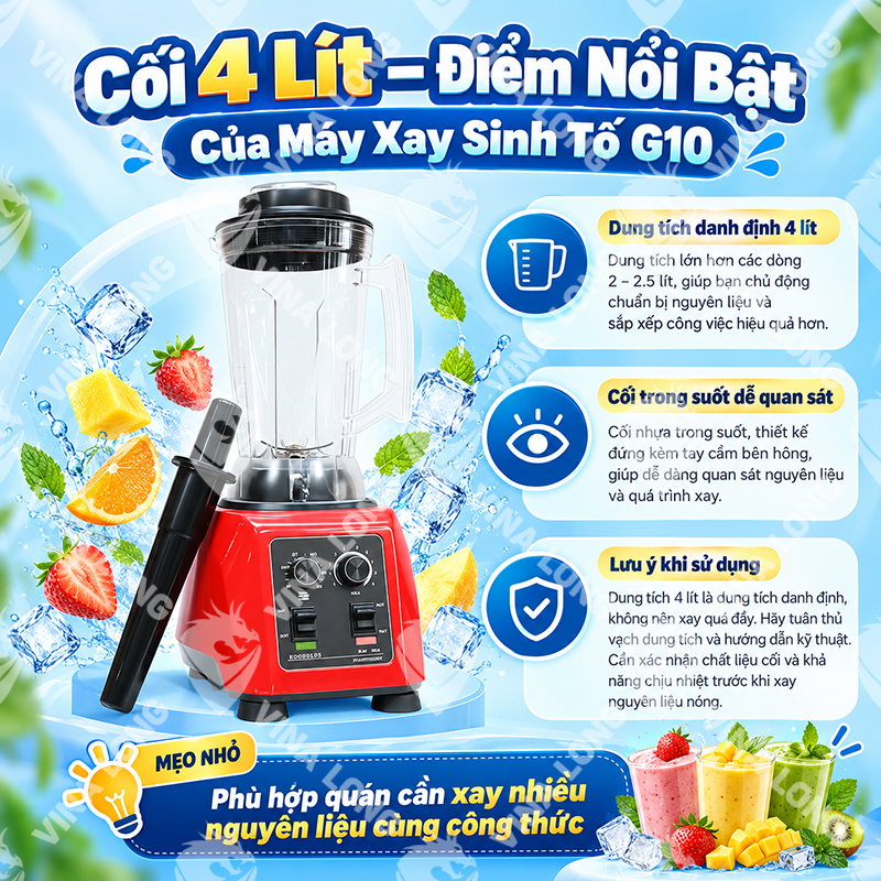 Máy Xay Sinh Tố G10 4Lít