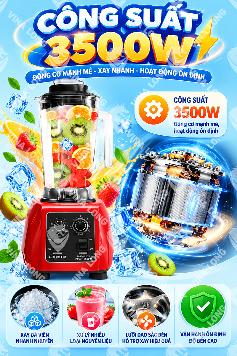 Máy Xay Sinh Tố G12 5Lít