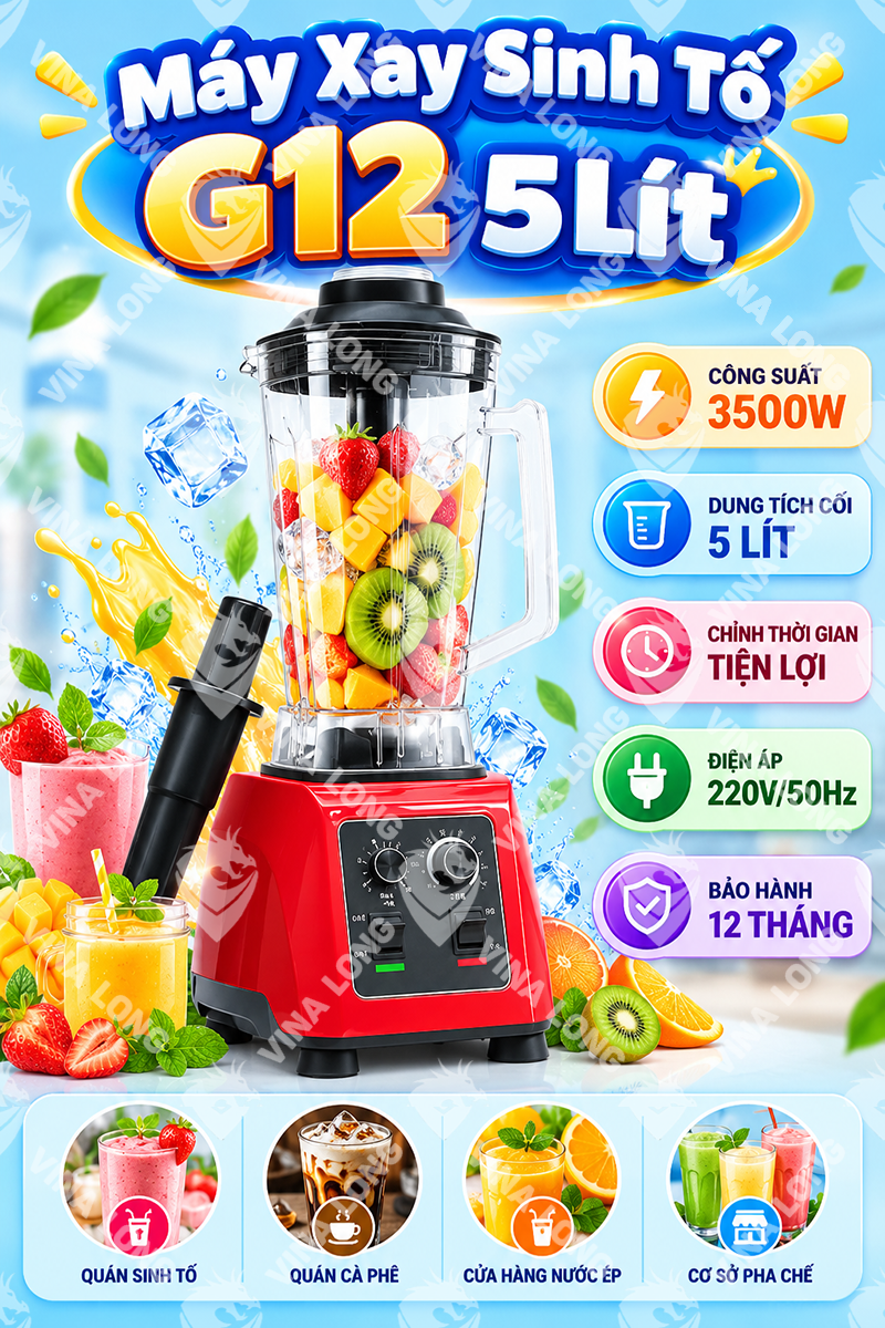 Máy Xay Sinh Tố G12 5Lít
