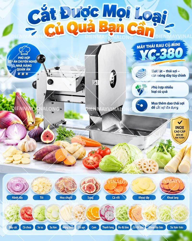 Máy thái rau củ mini đa năng YC-380