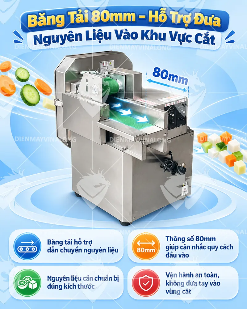 Máy thái rau củ quả YQC-801