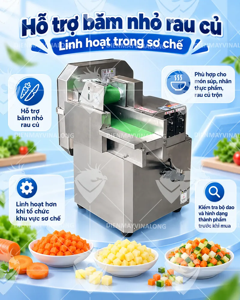Máy thái rau củ quả YQC-801