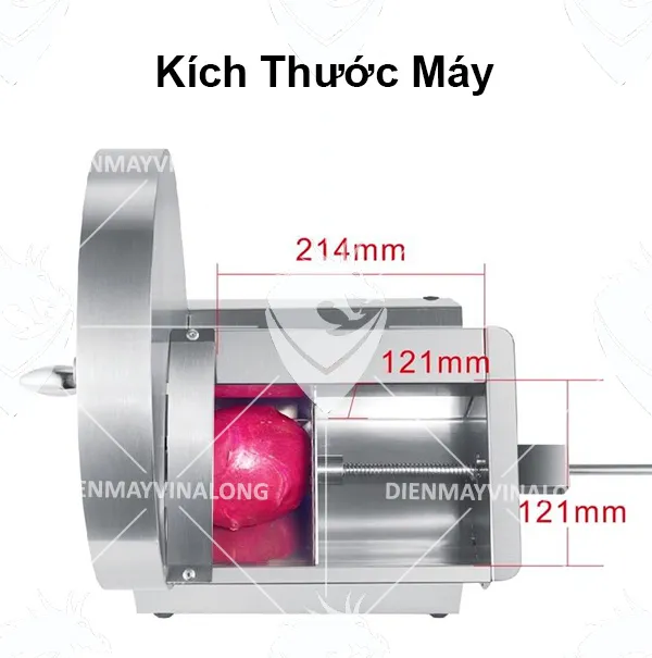 kích thước Máy thái rau củ quả Mini đa năng HL02
