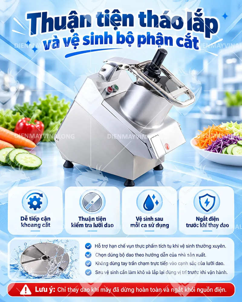 Máy Thái Rau Củ Quả VC65