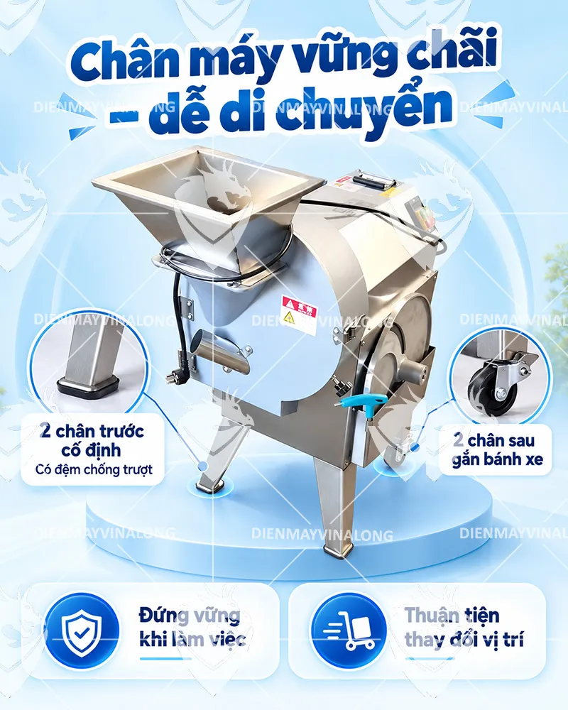 Máy thái rau củ công nghiệp YQC-802