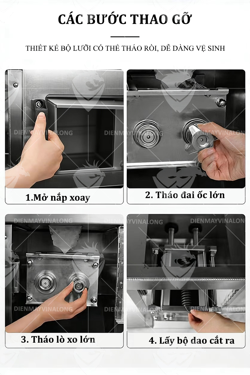 THÁO LẮP MÁY THÁI THỊT TƯƠI CÔNG NGHIỆP DP-3000