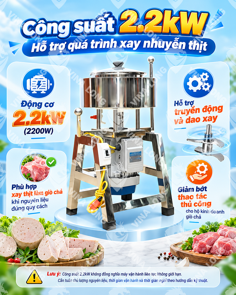 Máy Xay Giò Chả 3KG