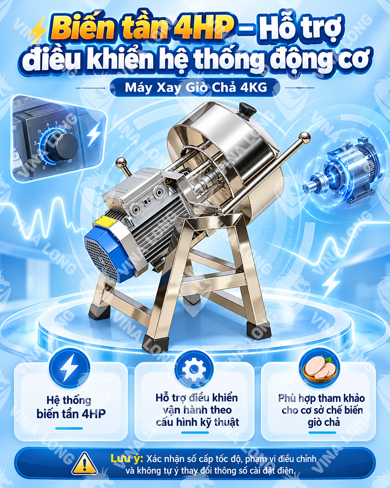 Máy Xay Giò Chả 4KG