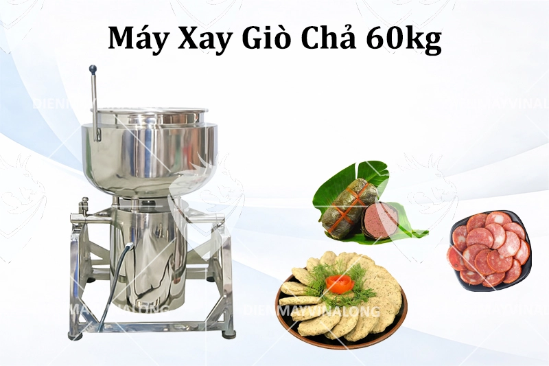 Máy xay giò chả 60kg