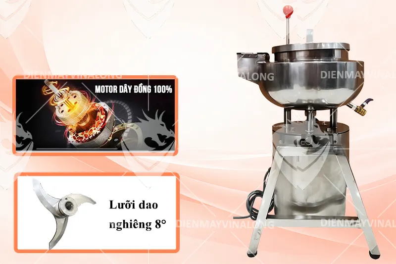 moto Máy Xay Giò Chả 5kg
