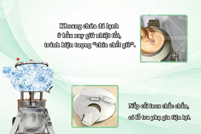cối xay Máy Xay Giò Chả 8kg
