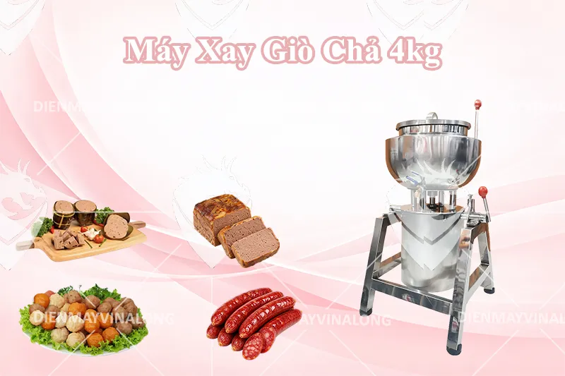 Máy xay giò chả dòng cao cấp 4kg