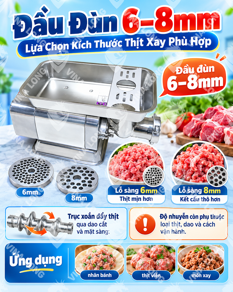 Máy Xay Thịt Vina Họng 32