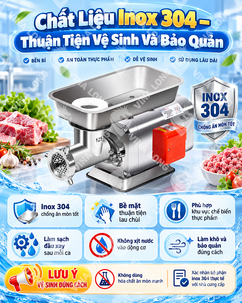 Máy Xay Thịt Vina Họng 32