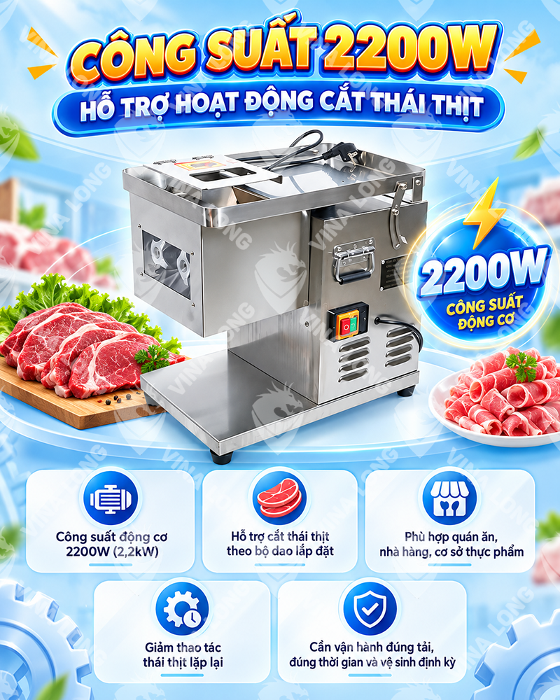 Máy Thái Thịt Tươi Sống QX-260