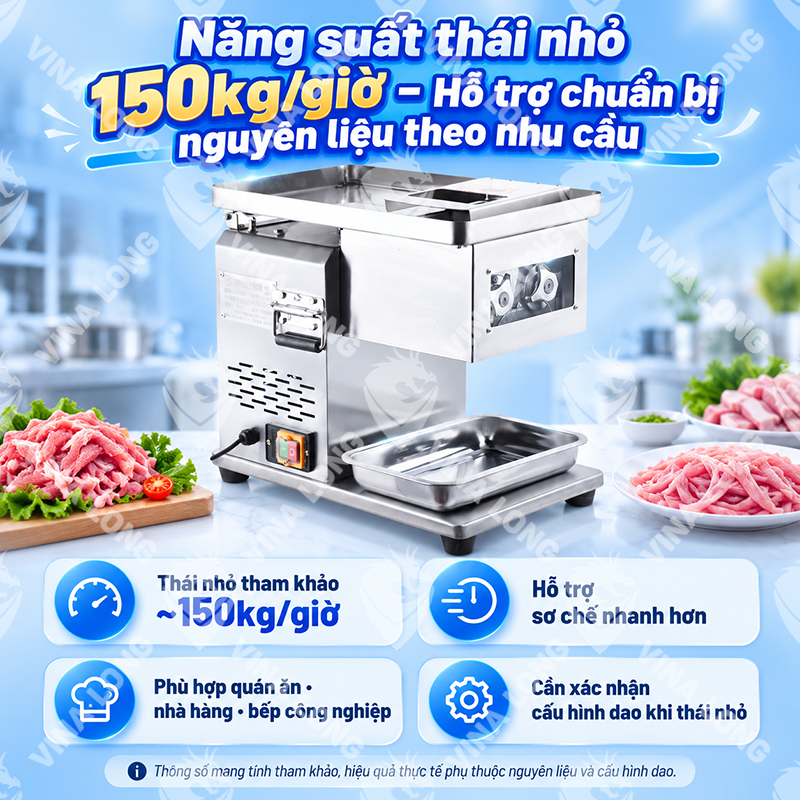 Máy Thái Thịt Tươi Sống QX-260
